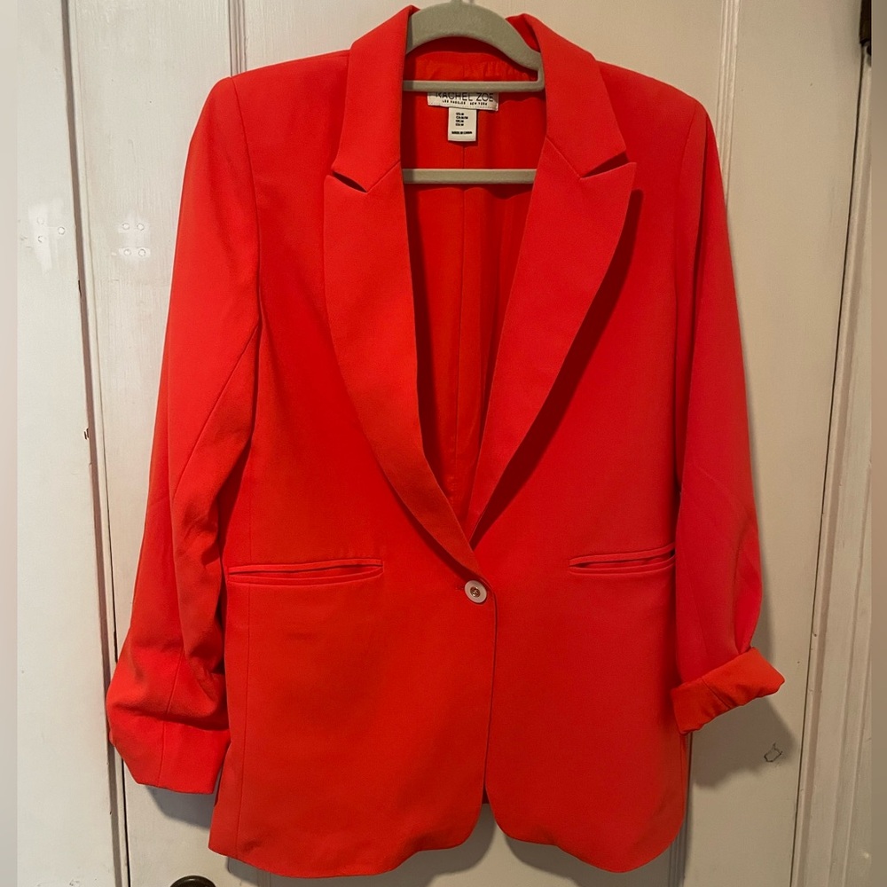 Rachel Zoe blazer - Size Medium - sunset orange